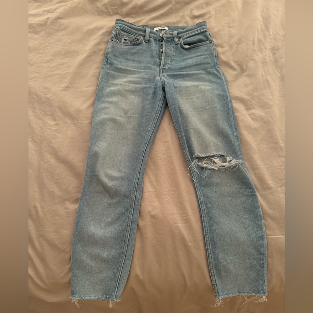 Re/done - 90s high rise ankle crop